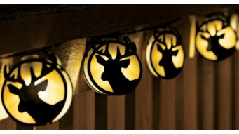 Moose solar string lights
